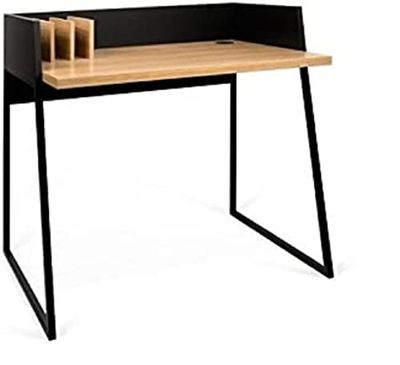 TEMAHOME Volga bureau, 90x60x88 cm, eiken/zwart