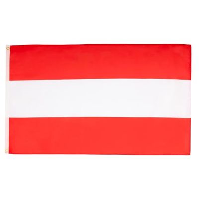 AZ FLAG - Drapeau Autriche - 150x90 cm - Drapeau Autrichien 100% Polyester Avec Oeillets Métalliques Intégrés - Pavillon 110 g
