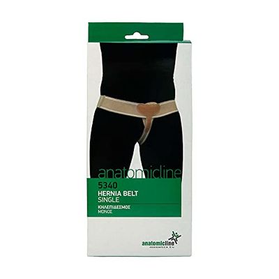 Anatomicline Hernia belt One Size made of light woven straps - left
