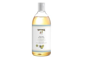 L'AMANDE - Żel pod prysznic dla mężczyzn i kobiet z organicznym olejkiem cyprysowym Toskanii, żel do mycia i nawilżania ciała - Kąpiel delikatna i naturalna pianka o pH dermatologicznym, 500 ml