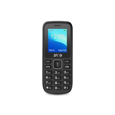 SPC Talk Easy to Use Mobile Phone 1.8" Display Large 800mAh Battery FM Radio Dual SIM Flashlight and Rear Camera (Black)