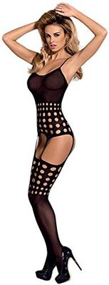 Obsessive Bodystocking Black S-L