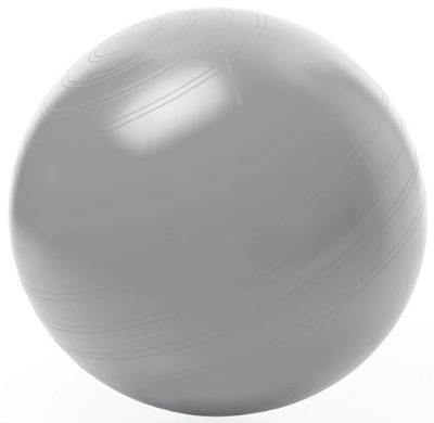 TOGU Piłka gimnastyczna do siedzenia ABS (odporna na rozerwanie), 55 cm, srebrna