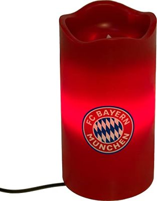 FC Bayern München - Proiettore a LED in vera cera, con logo rotante soffitto, telecomando incluso