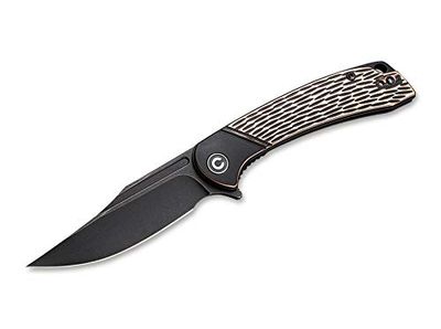 WE Knife Unisex - Volwassenen Dogma Black Copper Nailnick Zakmes, brons, 19,6 cm