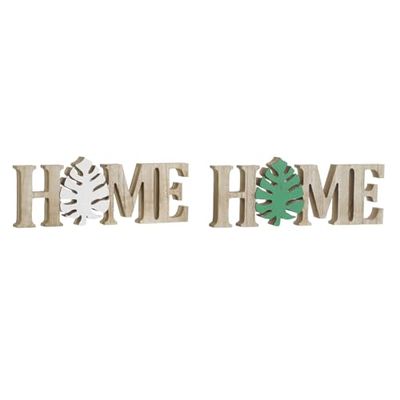 DECORACION MADERA 30X2,5X11 Home Tropical 2 Surt.