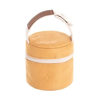 Cambrass -Sucette ou housse pour ranger la tétine-Soft Winter Ocre 8,5 x 8,5 x 11 cm