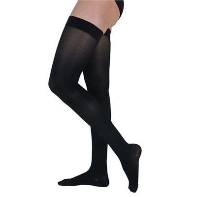 VenoKomp AN61613 AGH - Calze a coscia, chiuse, taglia L, colore: Nero