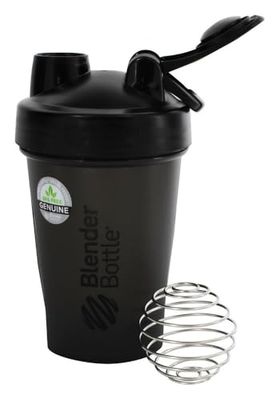 Blender Bottle Classic Loop - Protéine Shaker | Bouteille d'eau avec poignée de transport | 590 ml| full color noir