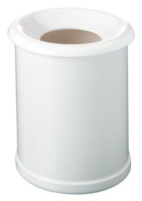 Westmark Lixeira de mesa / cosméticos, volume de enchimento: 1 litro, aparência de porcelana, tampa removível, plástico, branco, 21202270