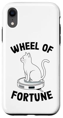 Wheel Of Fortune Cat Joke Robot Vacuum Cleaner Cat Case for iPhone XR