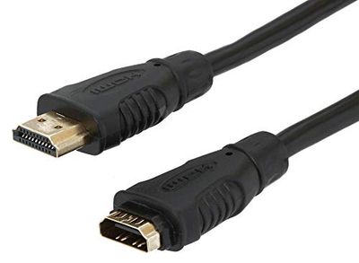 PremiumCord Cavo Prolunga HDMI 4K Ad Alta velocità 3 m, Video 4K 2160P, Full HD 1080P, Deep Color, 3D, Arc, HDR, Dolby TrueHD, 10,2 Gbps, Connettori Placcati Oro, Nero