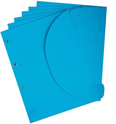 Smartfolder Bleu - Pack de 100 Pochettes de Rangement - format A4