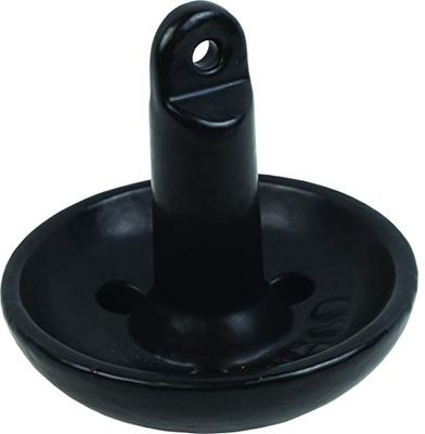 Attwood 9943B1 Gjutjärn svamp ankare, 6,8 kg, svart PVC-belagd yta