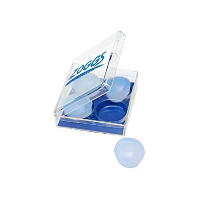 Zoggs Ohrstöpsel Silicone Ear Plugs-Clear, natação, transparente, 1