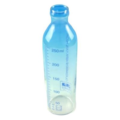 Hecht Borosilicaatglas babymelkflessen, smalle hals, helder, inhoud 250 ml