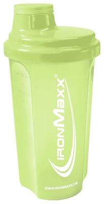 IronMaxx Shaker à protéines - Vert Printemps 700 ml | Shaker à protéines avec bouchon vissé, passoire, échelle | anti-fuite, sans BPA, lavable