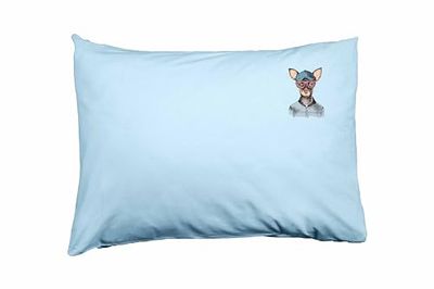 Bona Basics, Fodera decorativa per Cuscino Decorazione Domestica per Divano Caffetteria, Dimensioni: 50x35 cm, Colore: Azzurro