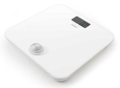 Brightium Báscula de baño Digital sin Pilas, diseño Moderno, Pantalla LCD, medición precisa, Ideal para controlar Peso y Mejorar Salud Personal.