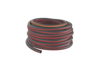 Fiskars Tubo da Giardino XL, Serie X, Tubo per Sistemi di Irrigazione, 19 mm (3/4"), Lunghezza: 50 m, Attacco Universale, Protetto dai Raggi UV e dal Gelo, Resistente alla Torsione, Rosso, 1076048
