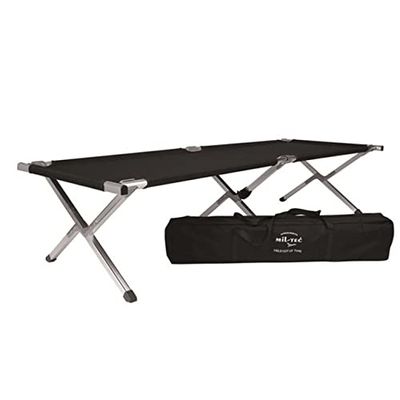 Black US Camp Bed