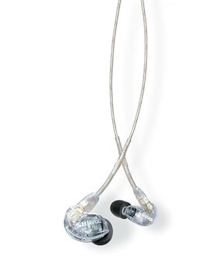 Shure SE215 PRO przewodowe słuchawki douszne, profesjonalne słuchawki izolujące dźwięk, czysty dźwięk i głęboki bas, pojedynczy dynamiczny mikrosterownik, bezpieczne dopasowanie do monitora usznego,