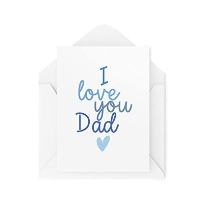 Thoughtful Card for Dad - I love you Dad - Card from Son Daughter - Father's Day Card - Birthday Card - CBH1661