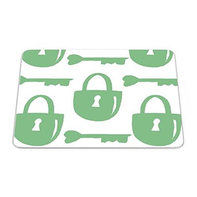 Bonamaison, Tapis de Souris Rectangle Imprimé Numériquement, Fond Antidérapant, pour Bureau et Maison, Taille: 22x18cm