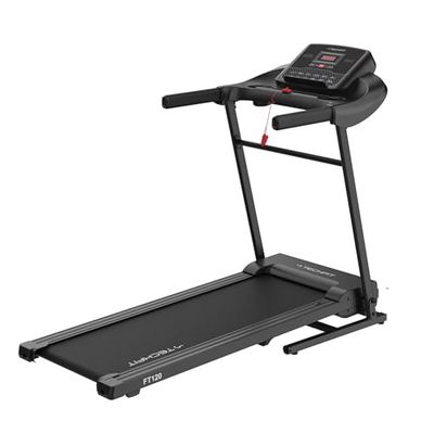 TechFit Tapis Roulant Elettrico Pieghevole 2,5 CV Con Bluetooth Zwift Kinomap, Display LCD, 12 Programmi, Velocità 1-12 Km/h, Cardiofrequenzimetro, Salvaspazio, 120x42 cm