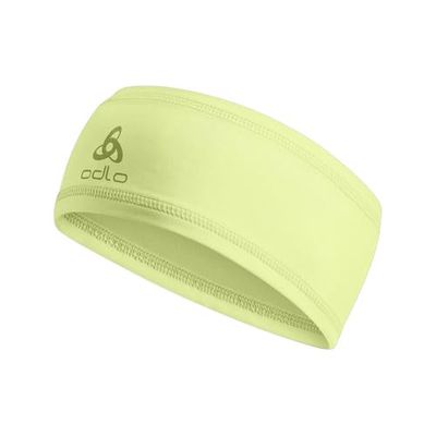 Odlo unisex herr dam polyknit varmt pannband sport I pannband vinter tillbehörsset, skugga lime, en storlek, Shadow Lime, En Storlek