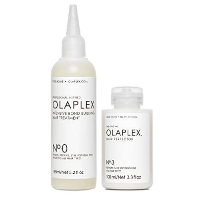 OLAPLEX, No 3 Hair Perfector, 100 ml with No.0 Intensive Bond Building Treatment