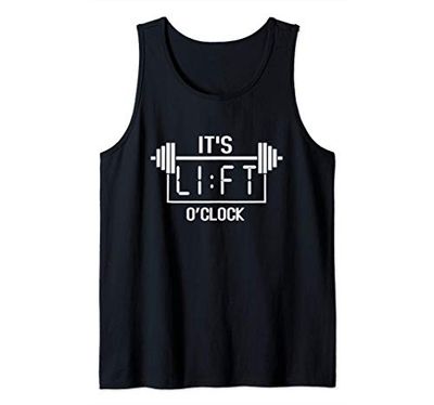 Powerlifter forte bodybuilder di sollevamento pesi palestra Canotta