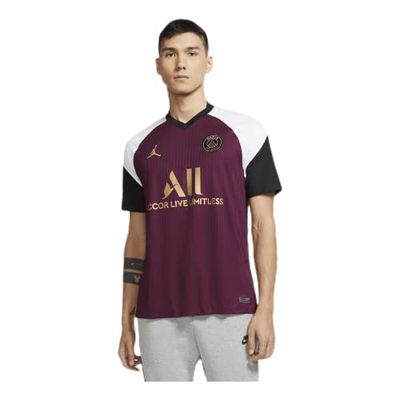 NILCO| Nike Paris Saint-Germain Brt Stad 3R Maglia, Uomo, Bordeaux/Truly Gold, L