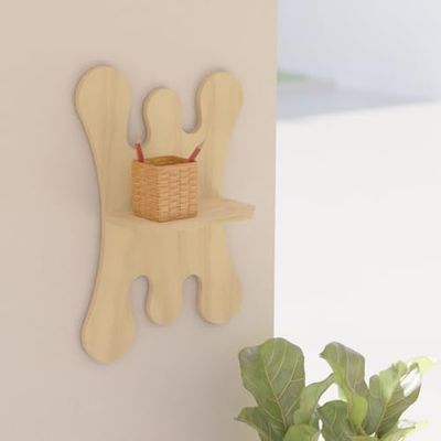 Plykit - Étagère Murale Enfant Une étagère Taca, Finition Naturelle