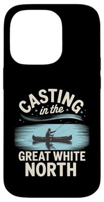 White North Canoe Fishing Trip Canada Outdoor Adventure Case for iPhone 14 Pro