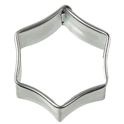 Zenker Molde para pastas con Forma de hexágono, Plata, Acero Inoxidable, 3,3 x 3,7 x 1,7 cm, 3.3 x 3.7 x 1.7 cm