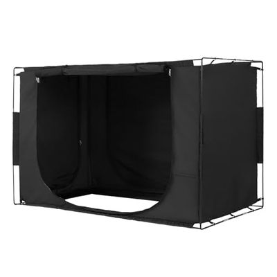 VEVOR Tente de lit en Tissu pongé, Tente de rêve Respirante à 3 Portes avec poteaux en Fibre de 9,5 mm, 1900 x 990 x 1190 mm, 70% occultant, pour Maison de Jeu d'enfant et Tente de Couchage d'adulte