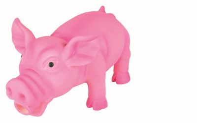 Trixie Pig Original Animal Sound, Latex, 17 cm