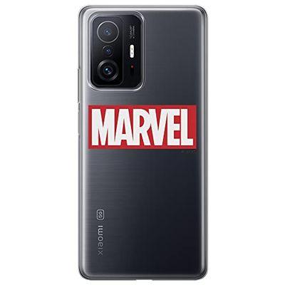 ERT GROUP mobiltelefonfodral för Xiaomi 11T 5G / 11T PRO 5G originalt och officiellt licensierat Marvel mönster 006 optimalt anpassad till formen på mobiltelefonen, gedeeltelijk transparant