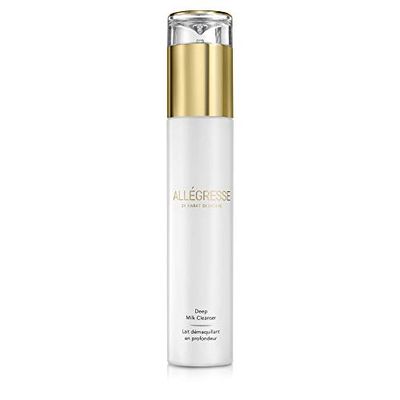 ALLÉGRESSE 24 KARAT SKINCARE Gold Deep Milk Facial Nettoyant Enrichi d'Ingrédients Botaniques/d'Antioxydants pour Éliminer Impuretés/Le Maquillage 4 Oz 1 Unité