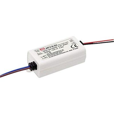 Mean Well APV-8-5 LED-transformator konstant spänning 7 W 0–1,4 A 5 V/DC ej dimbar, överbelastningsskydd