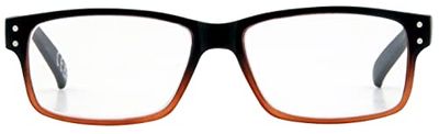 Foster Grant Eye Care Thames Reading Glasses, Black To Brown, 3.50 Magnification UK