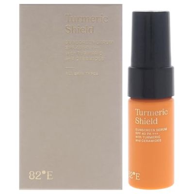 Turmeric Shield Sunscreen Serum SPF 40 PA Plus Mini by 82E for Women - 0.5 oz Sunscreen