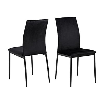 AC Design Furniture Devin Matstol, svart, H: 92 x B: 43,5 x D: 53 cm