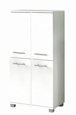 Schildmeyer Buffet Haut 119938 Isola, 60x32,5x117 cm, Blanc