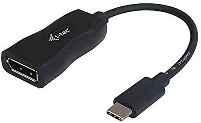 i-tec C31DP60HZP USB-C naar DisplayPort Video Adapter 4K/60Hz voor Windows MacOS Linux,zwart