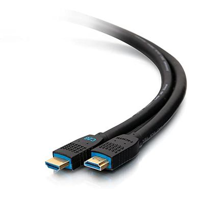 C2G 15,2 m (50 fot) Performance Series Standard Speed HDMI®-kabel - 1080p In-Wall, CMG (FT4) klassad - perfekt för Xbox, PS5 och konferensrum högupplösta skärmar