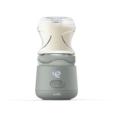 Nuvita 1162 Warm'n'Go flessenwarmer met USB – snel opwarmen, 4 temperatuurinstellingen, gemakkelijk te vervoeren met luchtdichte sluiting, verwarmt tot 8 flessen