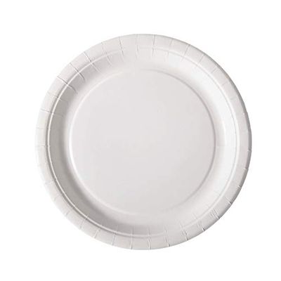 Duni 192947 - Bio papieren borden gecoat, diameter ca. 18 cm, 50 stuks, ecoecho, partyservies, wegwerpborden