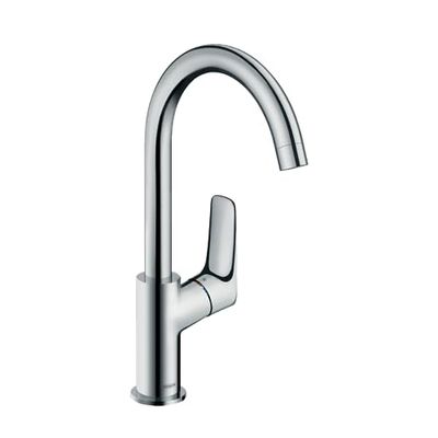 hansgrohe Logis Miscelatore monocomando lavabo 210 con bocca erogazione girevole e senza saltarello, cromo, 71131000